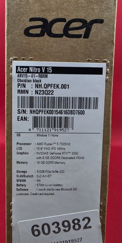 Acer nitro v15 gaming - acer,